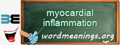 WordMeaning blackboard for myocardial inflammation